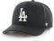 '47 MLB Los Angeles Dodgers Cold Zone MVP DP Unisex-Baseballkappe, Verstellbar, Hochwertiges Design, White Logo, Black