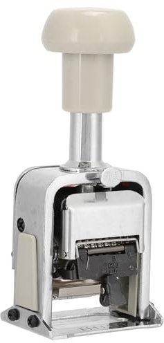 AUHX Nummeriermaschine, automatisches Einfärben und automatisches Überspringen von Codes, automatische Nummeriermaschine, für Schulbedarf, Bürogeräte