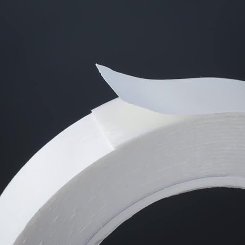 Spiegelklebeband für Glasmagnettafel/Küchenrückwand/Wandbild – 19mm breit, 5m Länge – Montageband selbstklebend