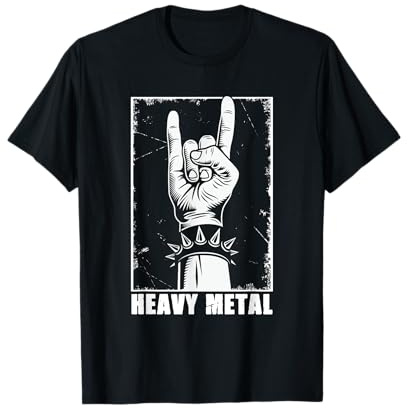 Heavy Metal Fourchette à frites en métal Rock Musique Hardrock T-Shirt