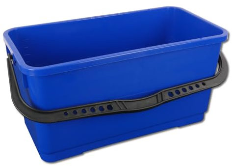 DEWEPRO Seau de lavage 22 l - En plastique solide - Avec poignée de transport - Idéal pour les travaux de nettoyage et les projets de construction