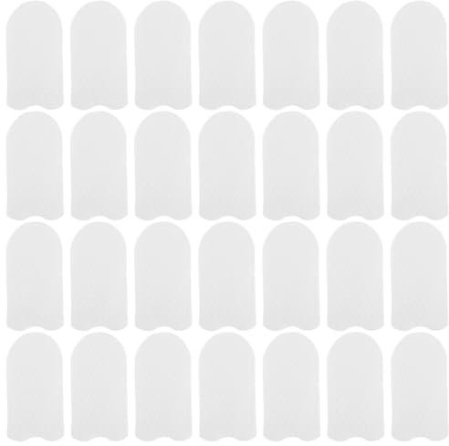 LRXIYODE Copri Dita per Pulizia Denti Cane e Gatto 200 Pezzi Non Tessuto Bianco Motivo a Perle Doppia Faccia per Orale e Protezione Multi-scena
