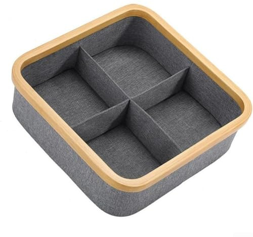 Lot de 4 boîtes de rangement multi-usages pour armoire de maison, solution de tri des couches empilables