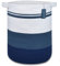 COMSE Extra Large Blanket Basket, Tall Laundry Basket, Nursery Hamper, 40 x 55 CM, Cotton Rope Woven Laundry Hamper for Storage Toys Clothes Towels, Gradient Blue