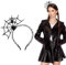 Chuangdi 2 Stück Tier Haarreife Zootiere Ohren Stirnband Tierohren Kostüm Haarreif Tiermotiv Party Kopfschmuck für Erwachsene Schminken Halloween Party Geschenk(Spinne)
