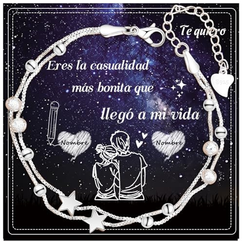 CheersLife Regalos Originales para Mujer, Regalo Mujer Pulsera Amistad