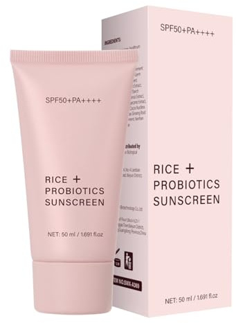 Crema Solare per Viso,Filtro Fisico Viso | 50ml Leggero Protezione Pelle Uomo Donna Sport Viaggio Spiaggia Piscina Cura Pelle