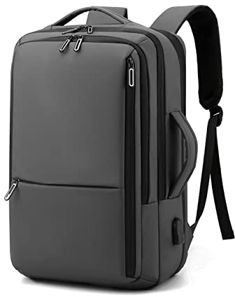 Geavonyg Mochila para Ordenador Portátil De Viaje Mochila Duradera Antirrobo Negocios con Conector Cable Datos USB Hombres Y Mujeres Resistente Agua