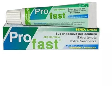 Ideco Profast Adesivo Protesi Extra Tenuta Extra Freschezza, 40g