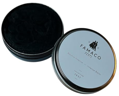 Famaco Collection 1931 - Baume Intense - Hochwertige Schuhwachse - 100 ml (Schwarz)