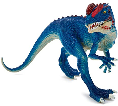 Zappi Co Bambini Dilophosaurus Dinosauro (lunghezza 14 cm) Collezione di dinosauri realistici e dettagliati per bambini - Figure d'azione per il gioco e l'apprendimento