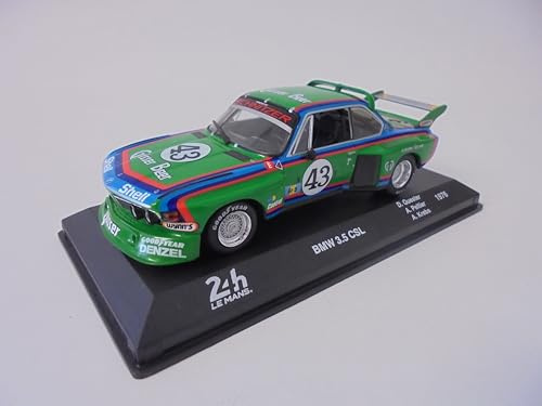OPO 10 - Auto in Miniatura da Collezione 1/43 Compatibile con BMW 3.5 CSL Le Mans 1976-24LM15