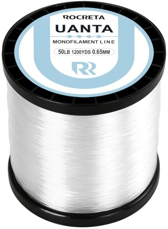 ROCRETA UANTA Monofilament Fishing Line - Superior Strength - Mono Fishing Line 3-100LB,Ultimate Fishing Line Leader Materials - 2025 New Fishing Line Unique Camo Design