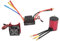 4300kV Motor sin cepillo con 60A ESC 4 Poles 12 Ranuras Combo de motor ESC sin escobillas de alta eficiencia para 1/10 RC Aluminio de aluminio Red Red 36x50mm