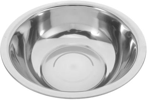 EXHUMKY Bassine En Acier Inoxydable Lavable Pieds, Bol Profond 29 Cm, Bassin Multifonction Pour Bain De Pieds Et Lavage, Usage Domestique, Inox Sans Magnétisme, Modèle Solide Et Portable