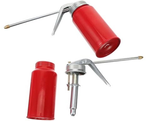 INOOMP 2pcs Manual Refueling Bottle Spray Nozzle for Lubricating Motorcycle Household Oil Can Hand Pump Oiler for Vehicle Engine Oil Bottle