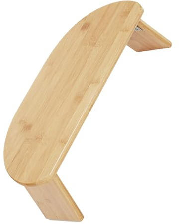 BESPORTBLE Bamboo Meditation Stool Foldable Kneel Sitting Bench Non-Skid Yoga Knee Stool Portable Small Fitness Seat for Home and Travel