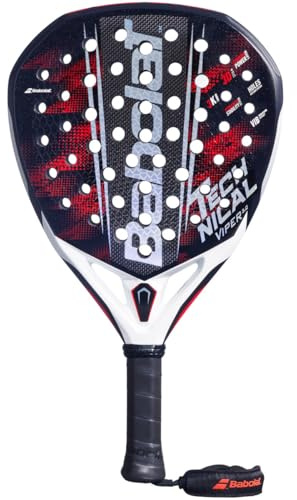 Babolat Technical Viper 3.0 - Pala de pádel (Negro/Rojo)