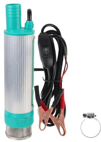 Bensinpump För pumpning av dieselolja Vatten dränkbar bränsleöverföring Bil Elektrisk pump Aluminiumlegeringsskal Bränslepump bil