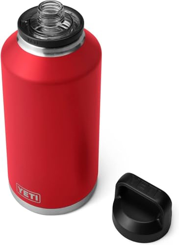 YETI Rambler Flasche Mit Chug-Verschluss, Rescue Red, 64 oz (1,9 L)