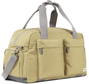ROKA London Gatwick Large Recycled Duffel Bag, Khaki, Travel Bag