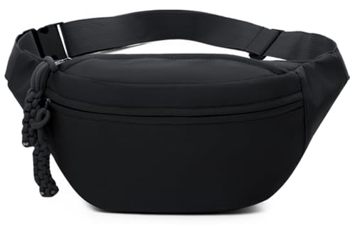 Estwell Waist Fanny Pack Men Women Waist Bag Lightweight Adjustable Waist Pack Fashion Bum Bag for Walking Hiking Jogging Traveling