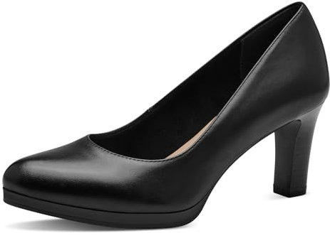 Tamaris Damen Klassische Ballerinas, Frauen Flats,TOUCHit-Fußbett,Slip-ons,klassisch elegant,Ballerinen,Pumps,Halbschuhe,Slipper,Black,39 EU
