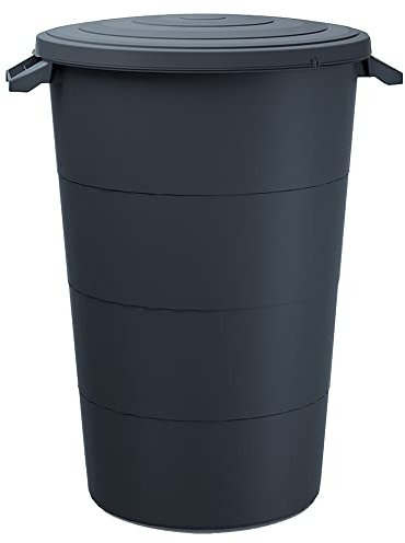 Wasserfass Smooth 160 l, Maße (mm) 695 x 600 x 878, Anthrazit