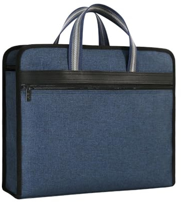 Oaygat A4 Document Organiser Bag Documents Storage Case Business Briefcases Bag Oxford Cloth File Computer Bags File Folder Tote Bags File Organiser Bags iPad Storage Carrying Laptop Tote Pouch