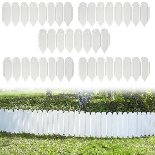 Recinzione paesaggistica per aiuole, recinzione decorativa da giardino per cortile patio decorazione esterna - barriera per animali, cortile anteriore, per cortile esterno