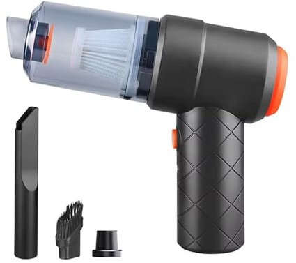 INDOTEAM Handheld Vacuum Cleaner - Cordless Vacuum Cleaner for Car Desk Computer – Compressed Air Duster & Air Blower – Portable Mini Hand Held Vacuums – Rechargeable Hoover