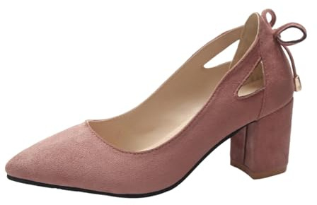 Elegantes Zapatos de tacón de Punta Afilada con clásico, sofisticados para el día a día, Ocasiones Formales e Informales, Mujer.