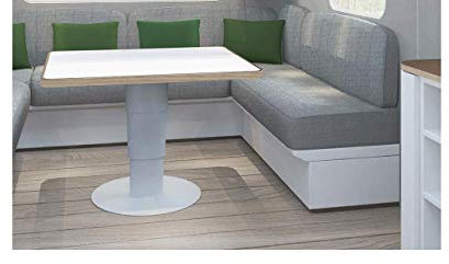 Kesseböhmer Einsäulenhubtisch Primero Comfort HVK silbergrau