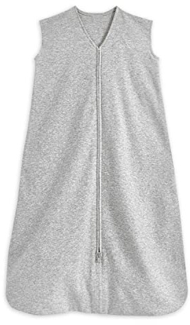HALO SleepSack, 100% Cotton Wearable Blanket, Swaddle Transition Sleeping Bag, TOG 0.5, Heather Grey, X-Large, 18-24 Months