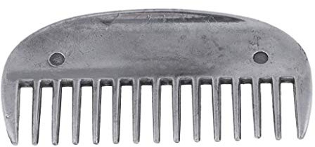 Peigne de Curry de Cheval En Métal, Brosse En Acier Inoxydable pour Outil de Toilettage de Cheveux de Queue de Crinière de Curry de Corps de Cheval