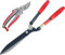 LINZI Garden Shear Set 2PCs, 640mm Garden Manual Hedge Clippers Trimmers + 200mm Bypass Pruning Secateurs Scissors Pruners for Trimming Borders, Topiaries Boxwood, and Decorative Grasses