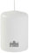 Candela diametro 7 cm altezza 10 cm - Bianco