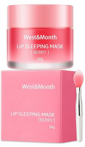 Lip Mask - Lip Sleeping Mask - Lip Sleep Mask Overnight Lip Skincare Lip Oils - Lip Moisturiser for Dry Chapped Peeling Cracked Lips Fades Lip Lines, Lip Balm for Moisture Lip Care