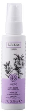 Lucens - Fluido Lisciante, Senza Risciacquo, 98% Ingredienti Naturali, Nutre e Domina il Crespo, Ideale per Capelli Secchi e Punte, Facilita l'Asciugatura e la Durata della Piega, 50 ml