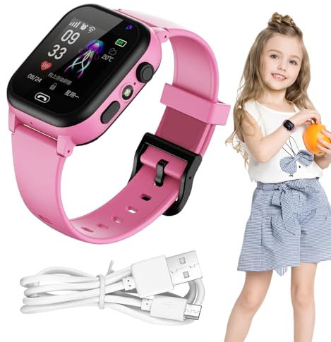 Orologio per telefoni per bambini - Student Smartphone Orologio, telefono Smartwatch per bambini | GPS Watch for Kids, orologio batteria ricaricabile per ragazzi, smartwatch 4G per l'apprendimento e l