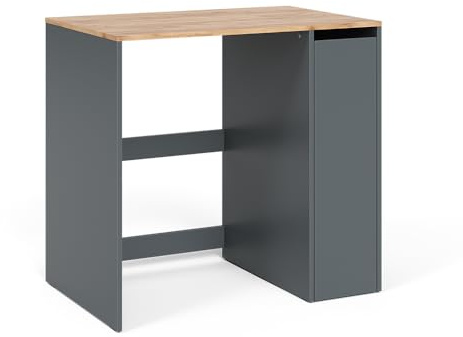 Vicco Mueble para Lavadora Viktor, Antracita/Roble Dorado, 93.6 x 88.2 cm con Compartimentos y Puerta, para Almacenamiento Que Ahorra Espacio sobre lavadoras