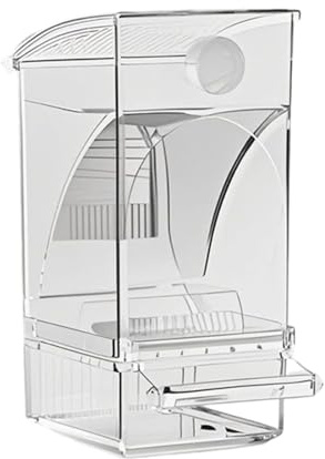 Mangeoire amovible pour perroquets avec récipient de nourriture de grande capacité, design anti-déversement, distributeur de nourriture pour calopsittes perruches