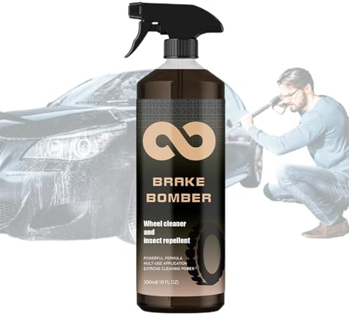 Generico Spray Pulitore per Ruote di Auto,Spray per Pulizia Pneumatici Forte E Non Acido - Detergente Ruggine per Cerchioni | per Auto SUV Veicoli e Autovetture