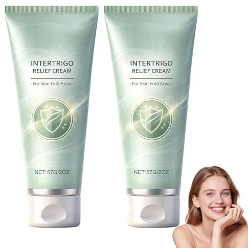 POYICGS Intertrigo Cream, Skin Fold Care & Chafing Support Cream With Zinc Oxide & Undecylenic Acid, Quickly Soothes Skin and Reduces Moisture and Friction