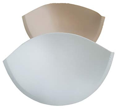 New Gel Filled Soft Feel Sew in Bra Cups - Ivory or Nude - C/D or D/DD (Beige/Nude, C/D)