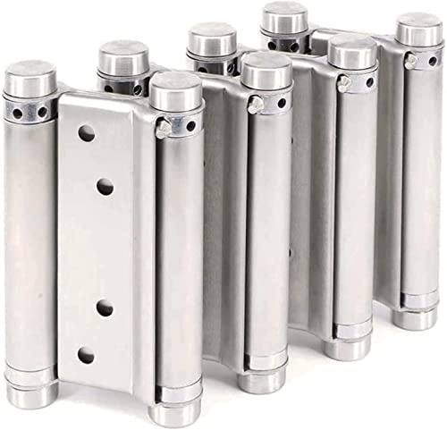 2 par salong svängbara gångjärn kaffe dubbelverkande Freegate rostfritt stål justerbar perfekt automatisk stängning 125 mm 5 tum
