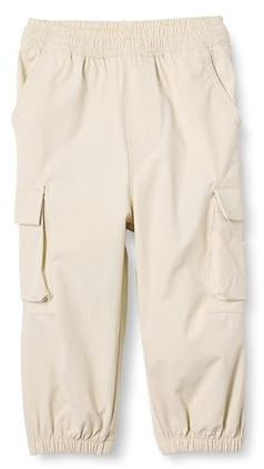 Amazon Essentials Pantalon Cargo Parachute Mixte Enfante, Beige, 11-12 Ans