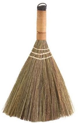 DimyFew Escoba de Mano, Escoba con Mango de Mano, Escoba de Paja Decorativa vietnamita Hecha a Mano para Limpieza de Pisos del hogar, para Interiores y, Corto