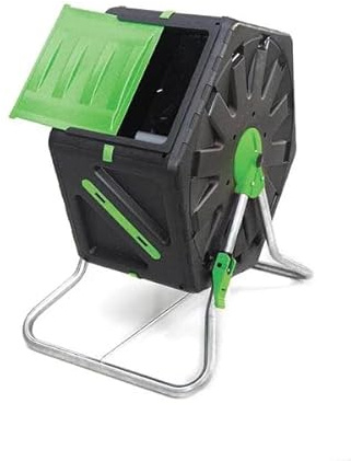 Wiggly Wigglers 70L Tumbling Compost Bin Single Chamber Compost Tumbler With Easy-Turn, Fast-Working System For Garden | Rotating Composter | Garden Composters