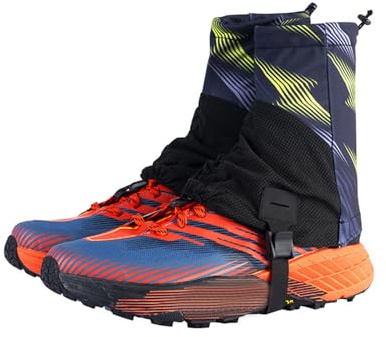 GOSHIES Unisex Gamaschen Trail Gaiters Für Outdoor Gamaschen zum Wandern Paar Leichte Gamaschen Trail Low Gaiters für Outdoor, Wandern, Camping, Klettern